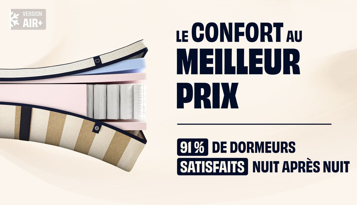 The Hybrid Air Ergonomic & Breathable Mattress 25cm